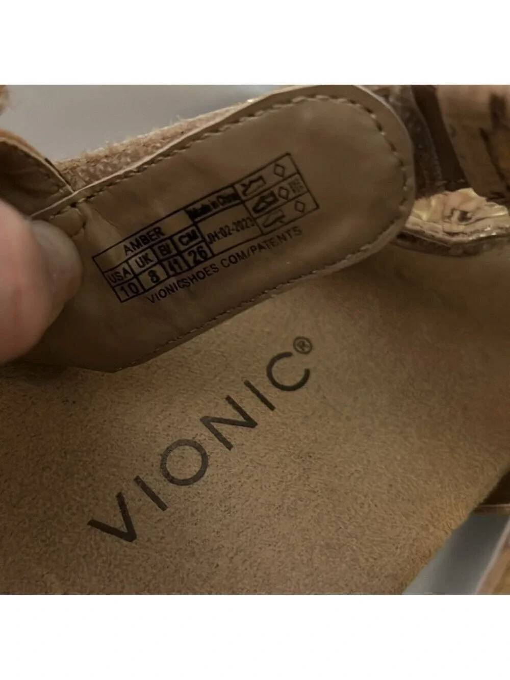 Vionic Amber Sandal with Adjustable Straps
